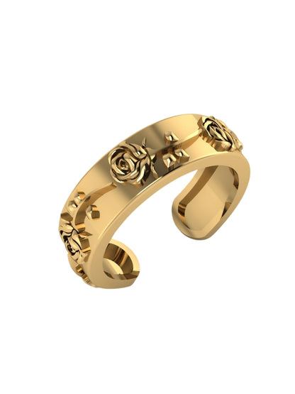 gold plated silver jewelry bands