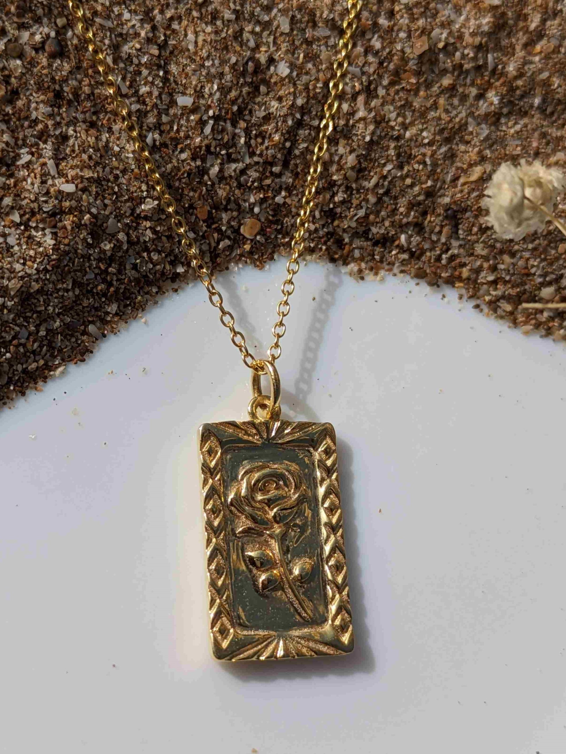 engraved pendant