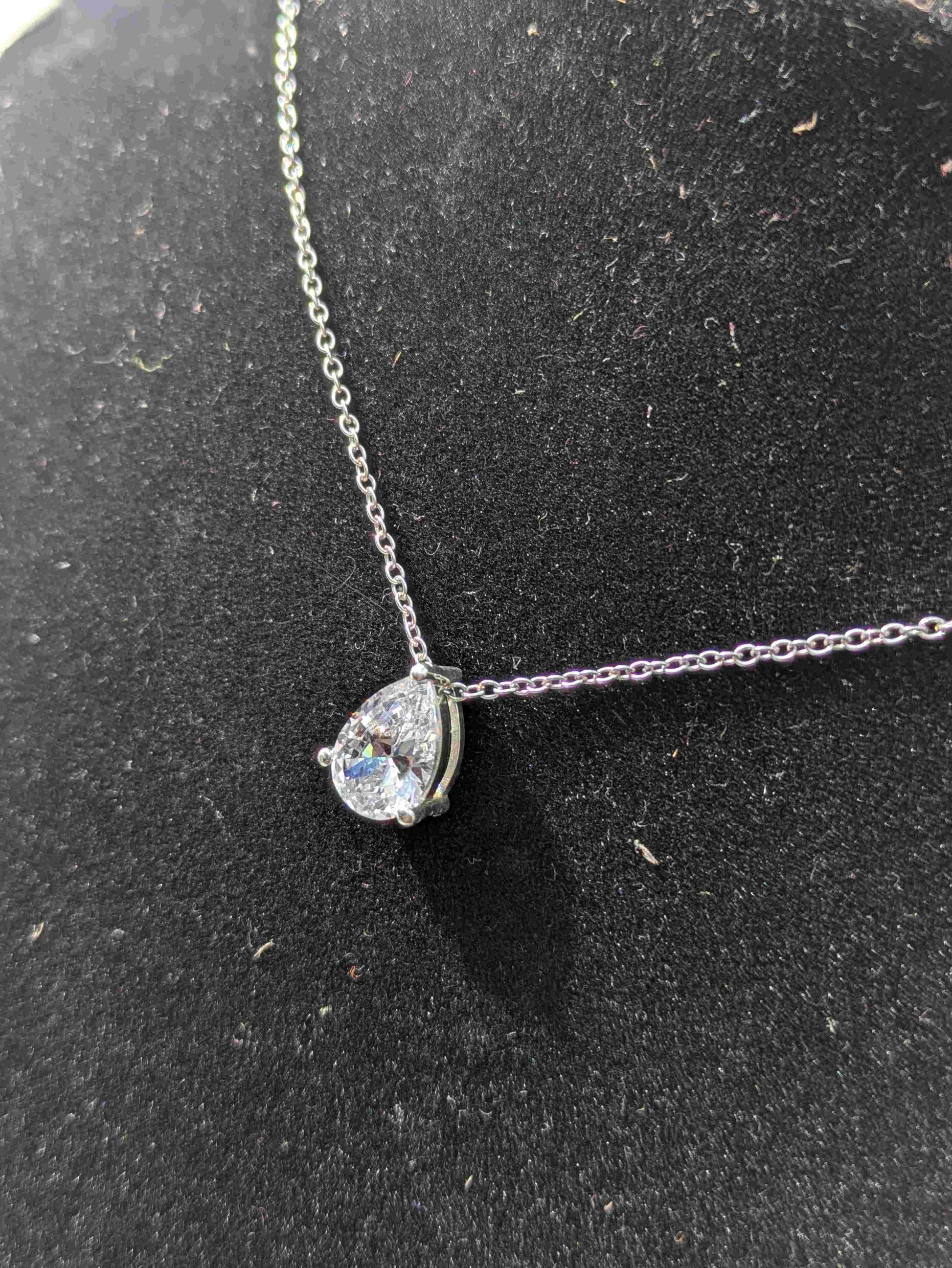 silver necklace