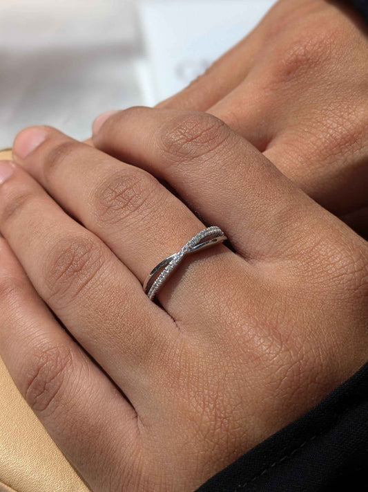 Emily Infinity Silver Ring