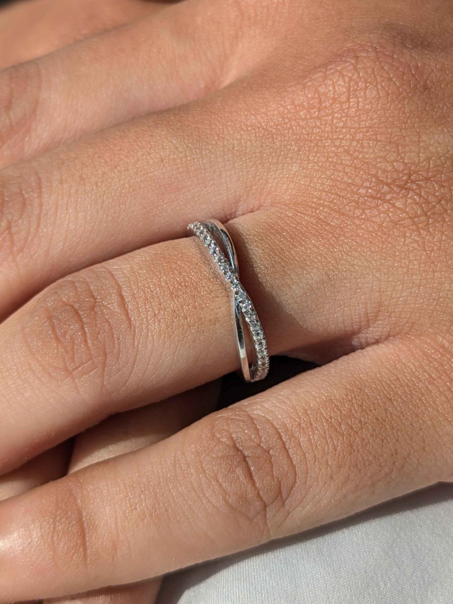 Emily Infinity Silver Ring